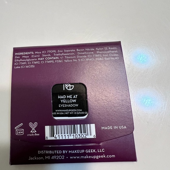 COPY - 💄Makeup Geek💄Signature Eyeshadow Had ME At Yellow NWT - Picture 3 of 3